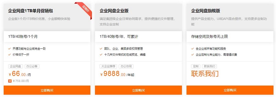 阿里网盘:租用一年有优惠吗