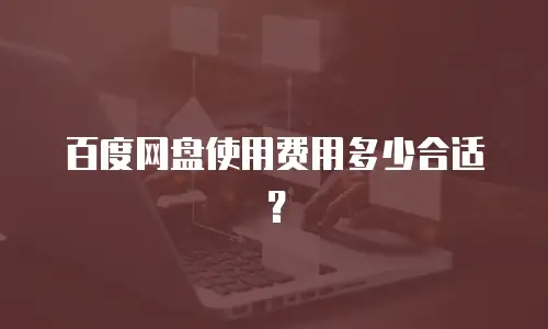 百度网盘使用费用多少合适？