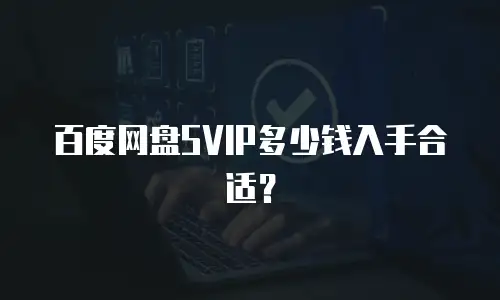 百度网盘SVIP多少钱入手合适？