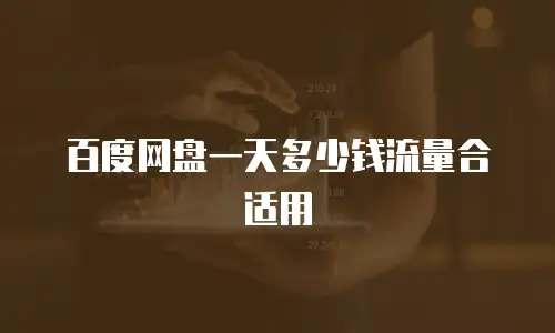 百度网盘一天多少钱流量合适用