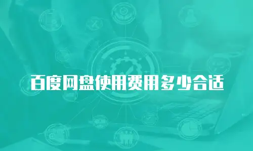 百度网盘使用费用多少合适