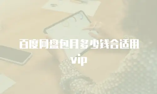百度网盘包月多少钱合适用vip