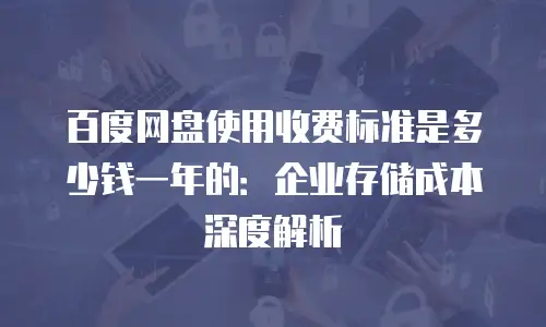 百度网盘使用收费标准是多少钱一年的：企业存储成本深度解析
