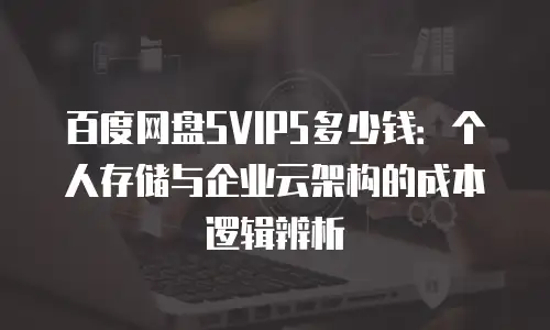 百度网盘SVIP5多少钱：个人存储与企业云架构的成本逻辑辨析