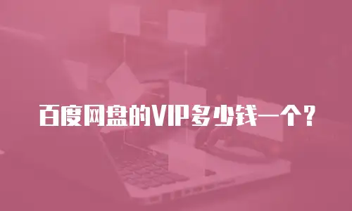 百度网盘的VIP多少钱一个？