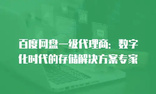 百度网盘一级代理商：数字化时代的存储解决方案专家