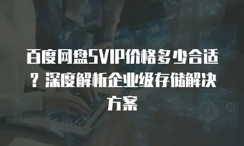 百度网盘SVIP价格多少合适？深度解析企业级存储解决方案
