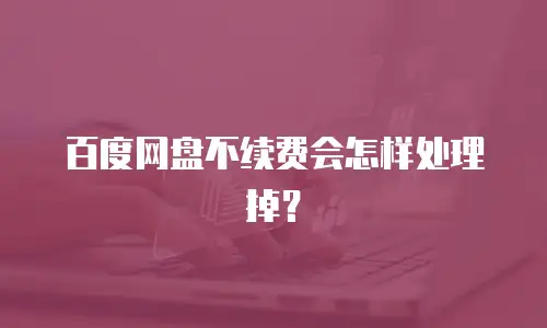 百度网盘不续费会怎样处理掉？