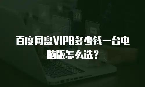 百度网盘VIP8多少钱一台电脑版怎么选？