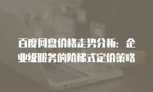 百度网盘价格走势分析：企业级服务的阶梯式定价策略