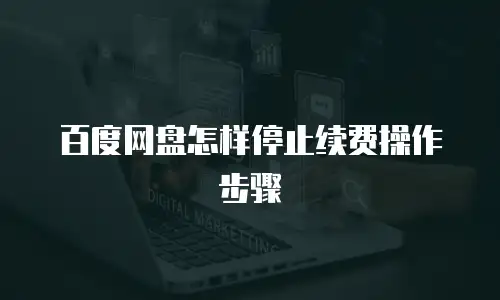 百度网盘怎样停止续费操作步骤