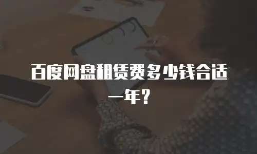 百度网盘租赁费多少钱合适一年？