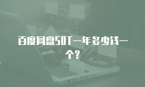 百度网盘50T一年多少钱一个？