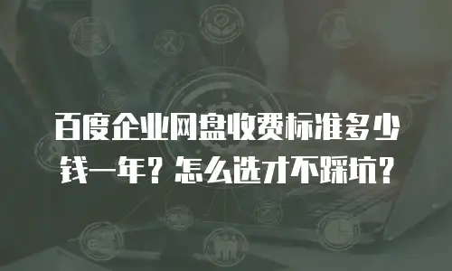 百度企业网盘收费标准多少钱一年？怎么选才不踩坑？