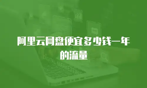 阿里云网盘便宜多少钱一年的流量