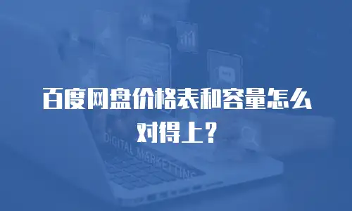 百度网盘价格表和容量怎么对得上？