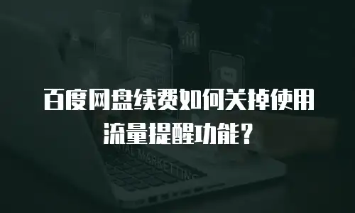 百度网盘续费如何关掉使用流量提醒功能？