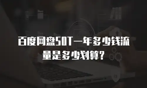 百度网盘50T一年多少钱流量是多少划算？