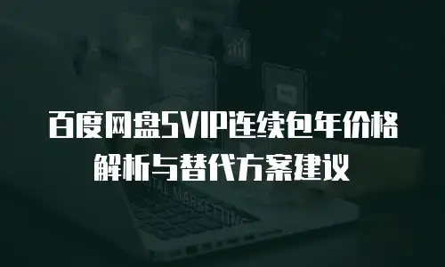 百度网盘SVIP连续包年价格解析与替代方案建议