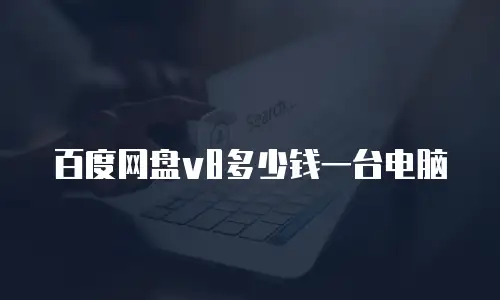 百度网盘v8多少钱一台电脑