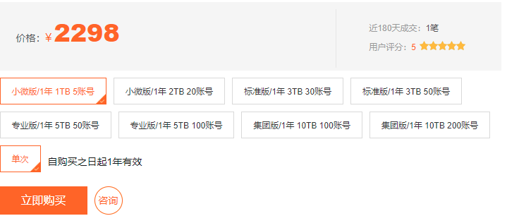企业云盘价格表：阿里云盘企业版如何收费