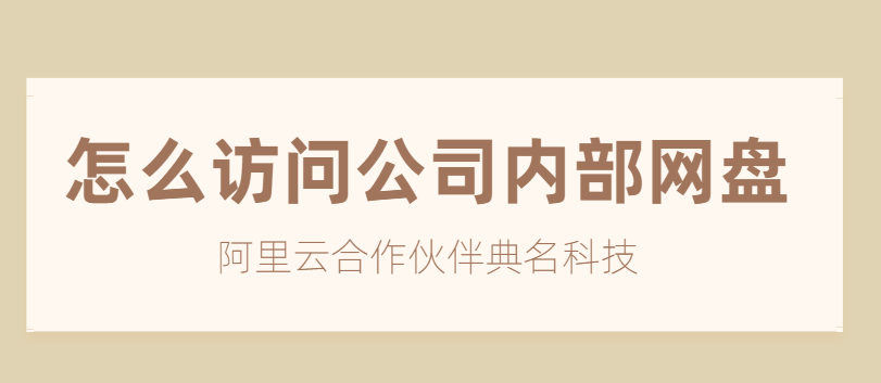怎么访问公司内部网盘