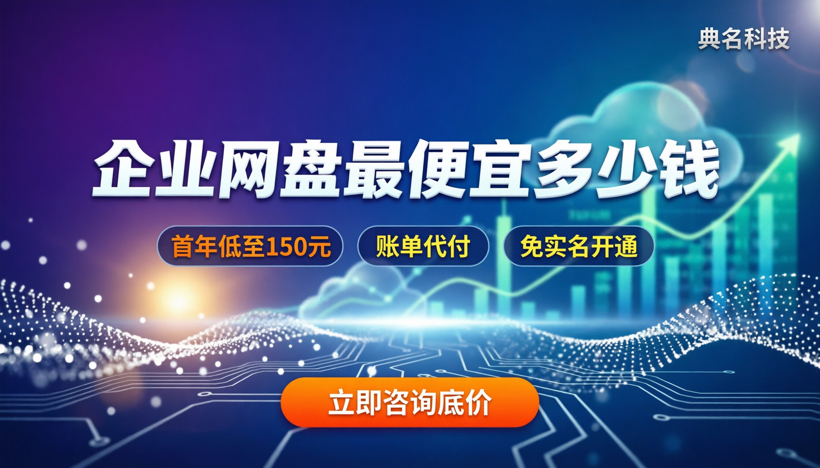 企业网盘最便宜多少钱：新人首年能省多少？