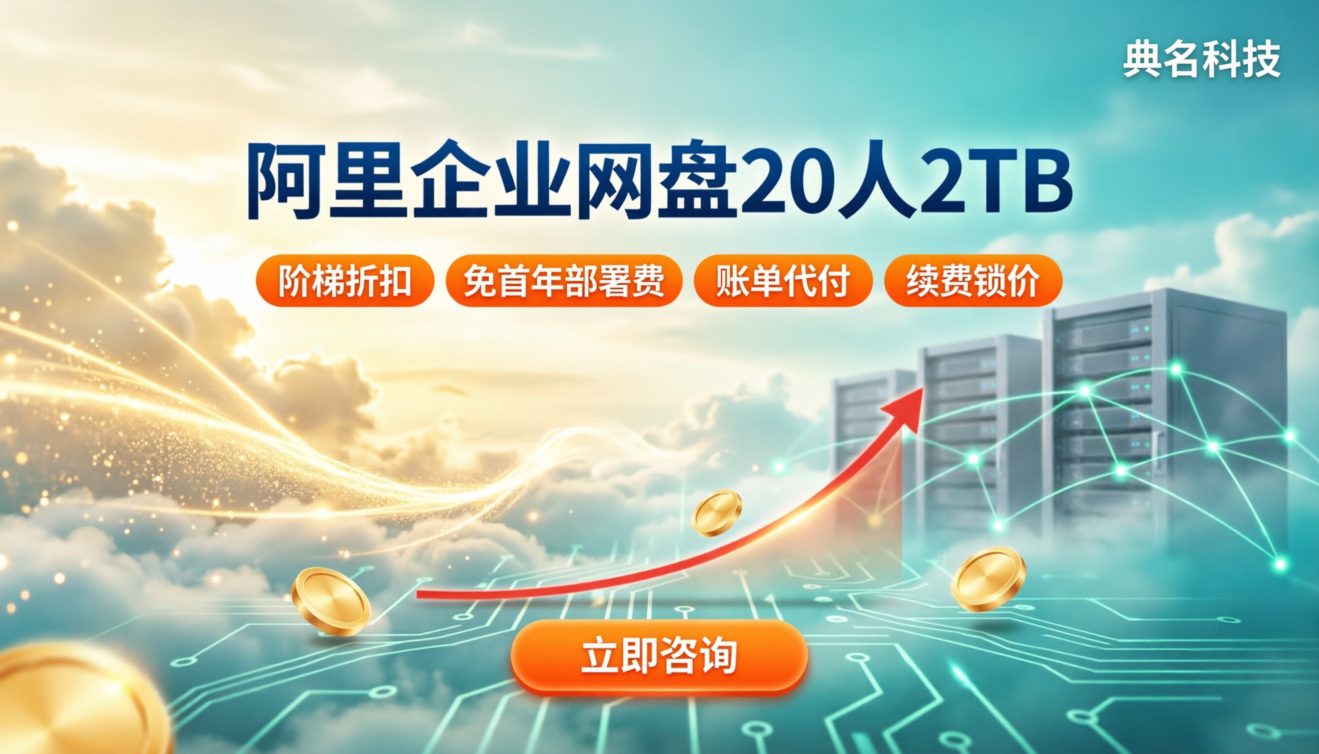 阿里企业网盘20人2TB费用:代理怎么选更省